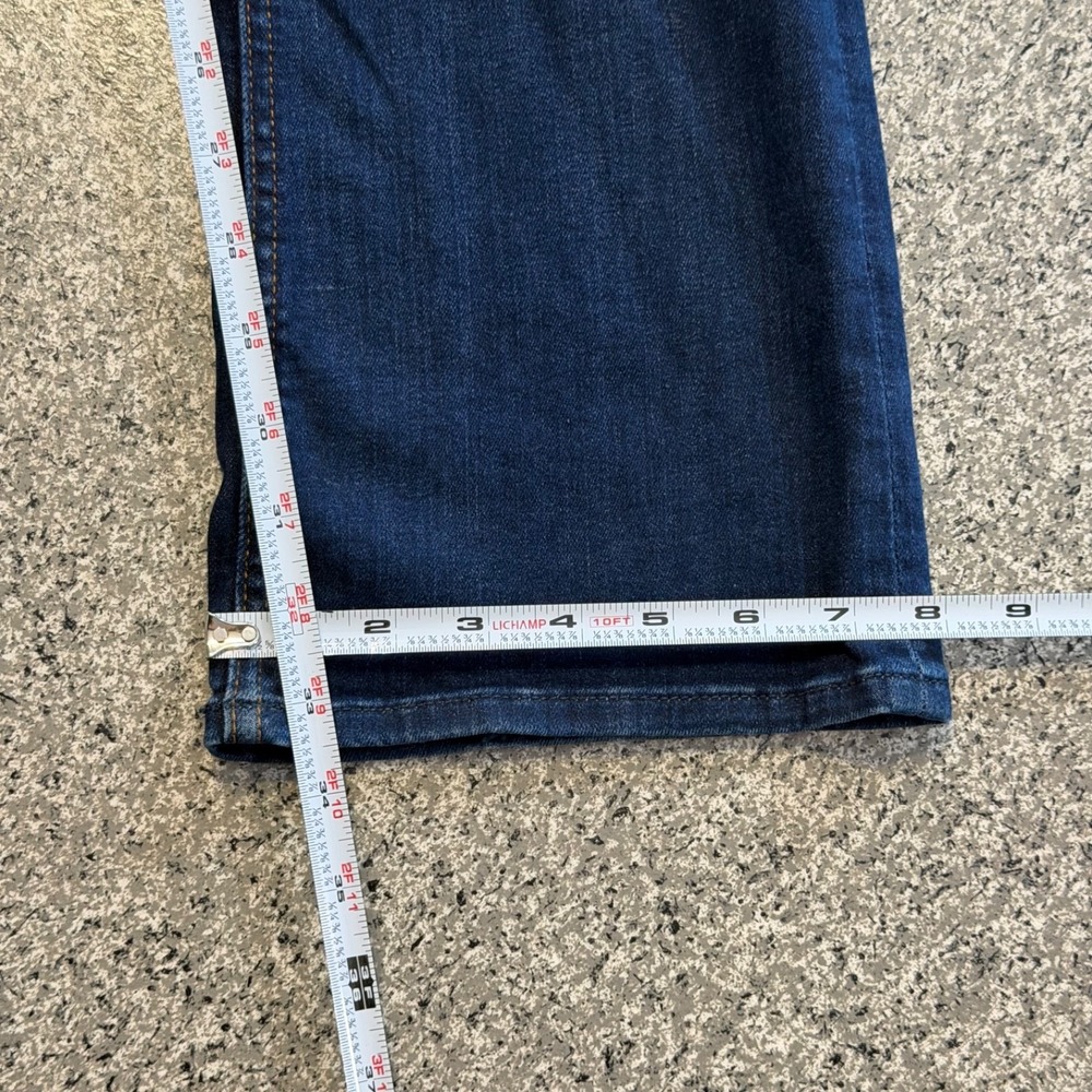 7 For All Mankind Jen 7 Slim Bootcut Jeans Womens 8 29x34 Stretch Mid Wash - Picture 7 of 7